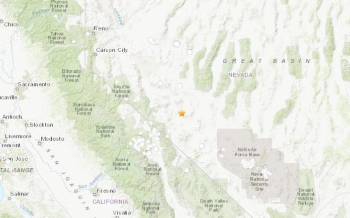 6.4 magnitude 6.4 earthquake in western Nevada